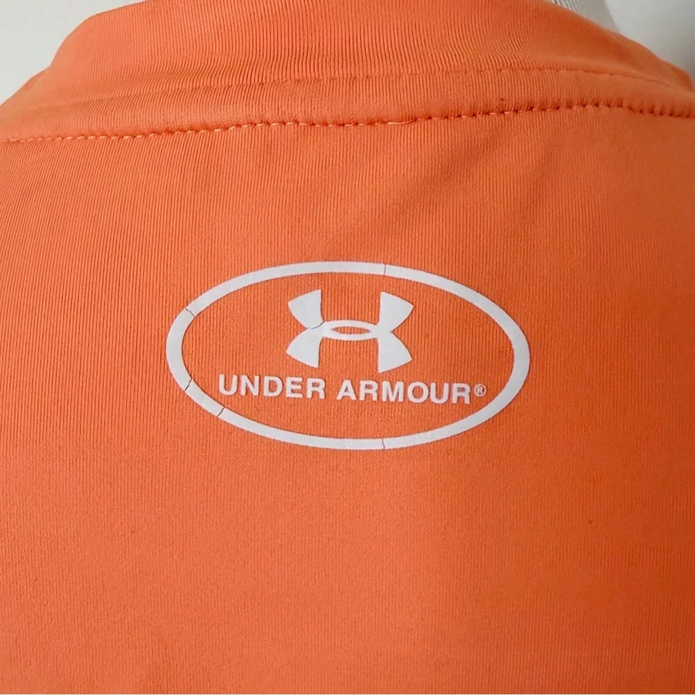 Under Armour Houston Astros MLB T-Shirt Mens Size Small Orange Baseball Fan Gear